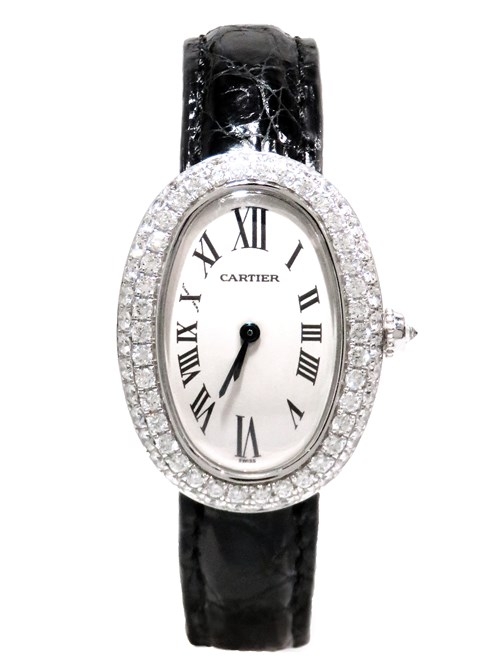 Cartierベニュワール ダイヤベゼル 腕時計
